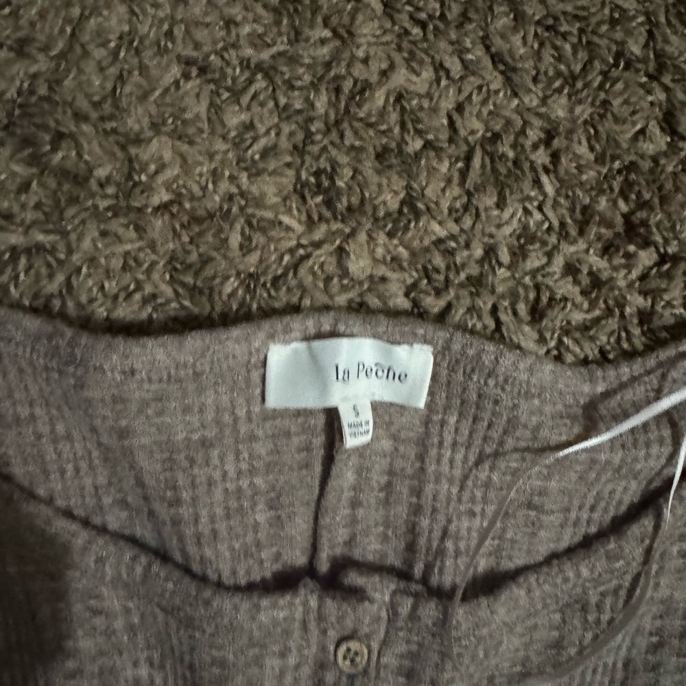 Women's Brown Crew Neck Sweater